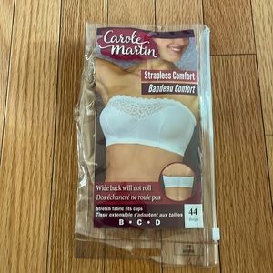 Carole Martin Strapless Comfort Bra-Beige